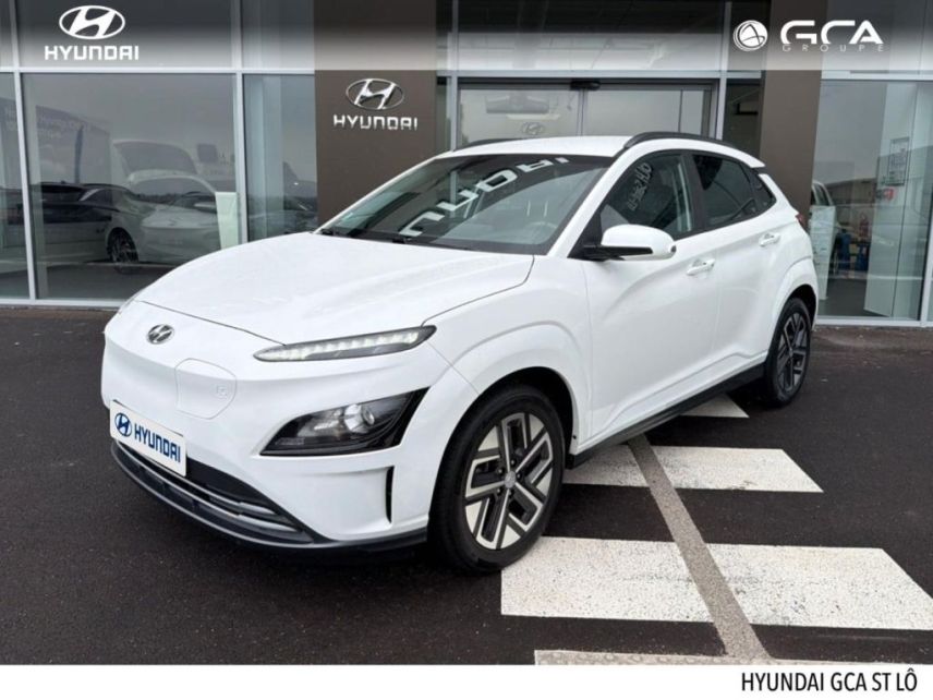 50000 : Hyundai Saint-Lô - GCA - HYUNDAI Kona - Kona - Serenity White Métal - Traction - Electrique