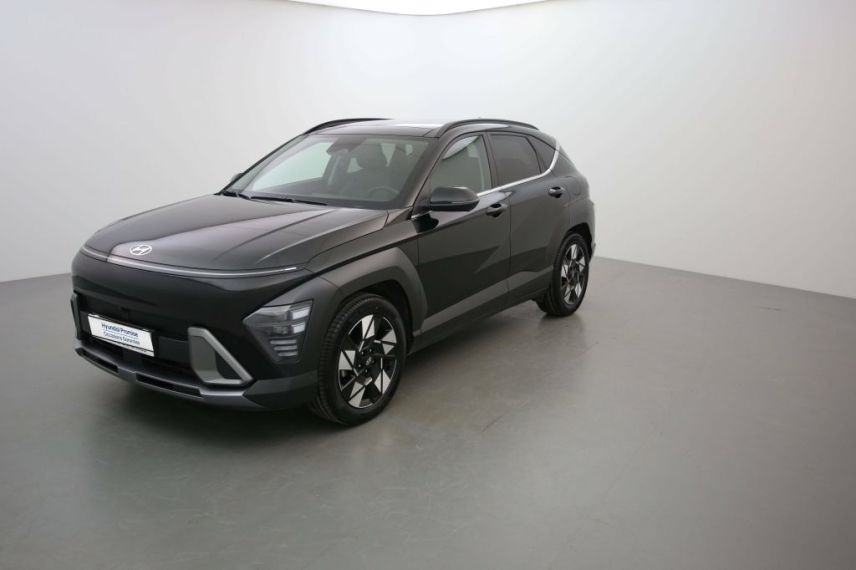 01150 : Stock constructeur - HYUNDAI KONA Executive - KONA II - Noir - Automate sequentiel - Essence / Courant électrique