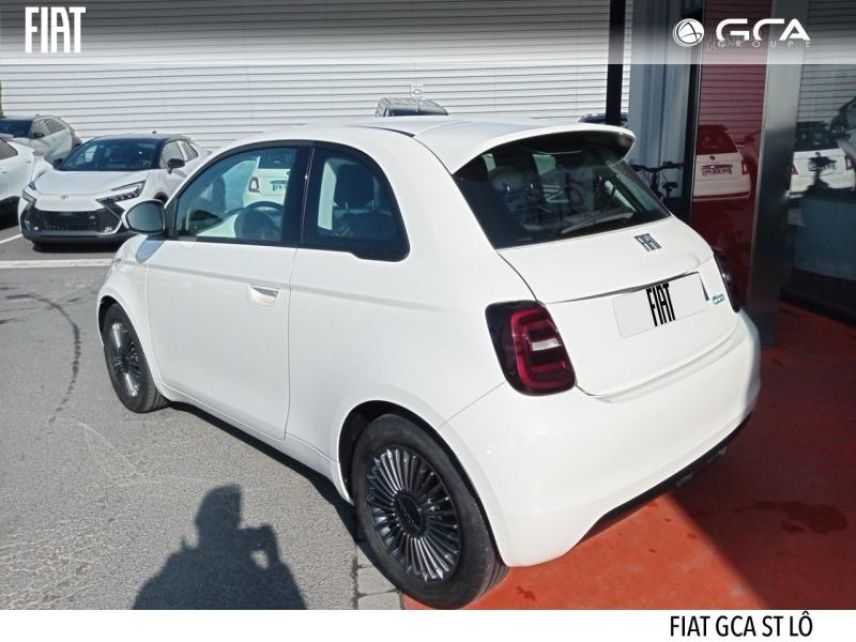 50000 : Hyundai Saint-Lô - GCA - FIAT 500 - 500 - Blanc - Traction - Electrique
