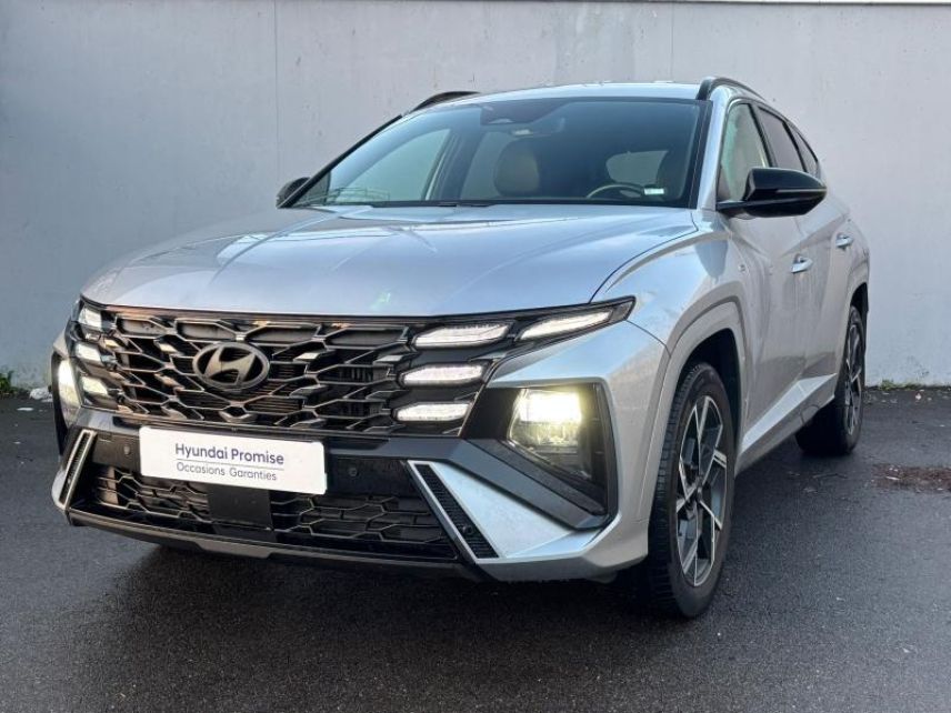 56600 : Hyundai Lorient - Auto Océane - HYUNDAI Tucson - Tucson - Shimmering Silver Métal - Traction - Hybride : Essence/Electrique
