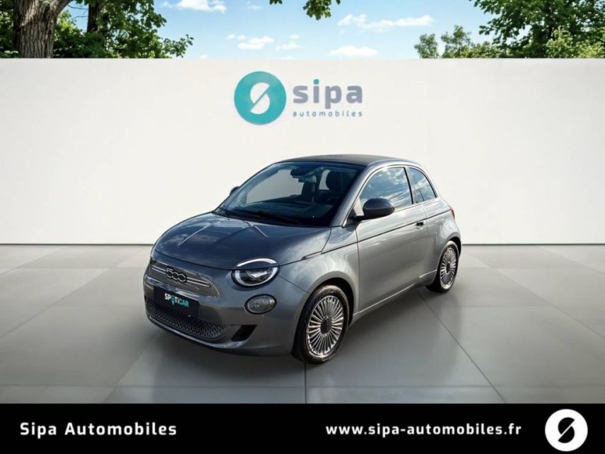 31200 : Hyundai TOULOUSE NORD - AUTO NORD - FIAT 500e CABRIOLET Nouvelle 500 - 500 III ELECTRIQUE - Mineral Grey - Automate à fonct. Continu - Courant électrique