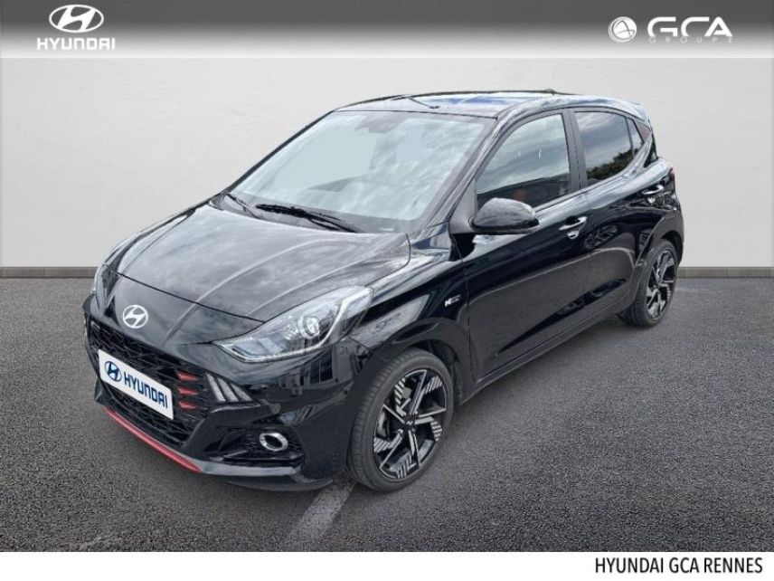35510 : Hyundai Rennes - GCA - HYUNDAI i10 - i10 - Mangrove Green Métal/Toit/rétros Black - Traction - Essence