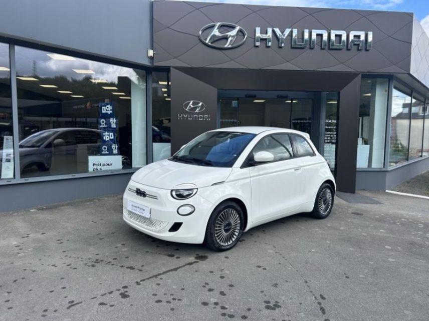 50300 : Hyundai Avranches - GCA - FIAT 500 - 500 - Blanc - Traction - Electrique