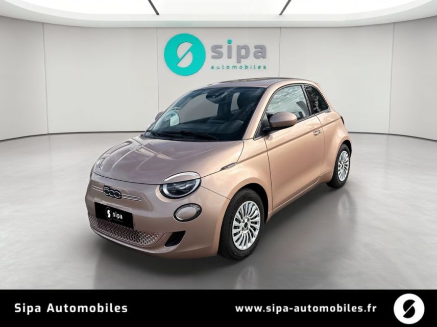 33140 : Hyundai - Sipa Automobiles – Bordeaux Sud - Villenave d’Ornon - FIAT 500e BERLINE Nouvelle 500 - 500 III ELECTRIQUE - Rose Gold - Automate à fonct. Continu - Courant électrique