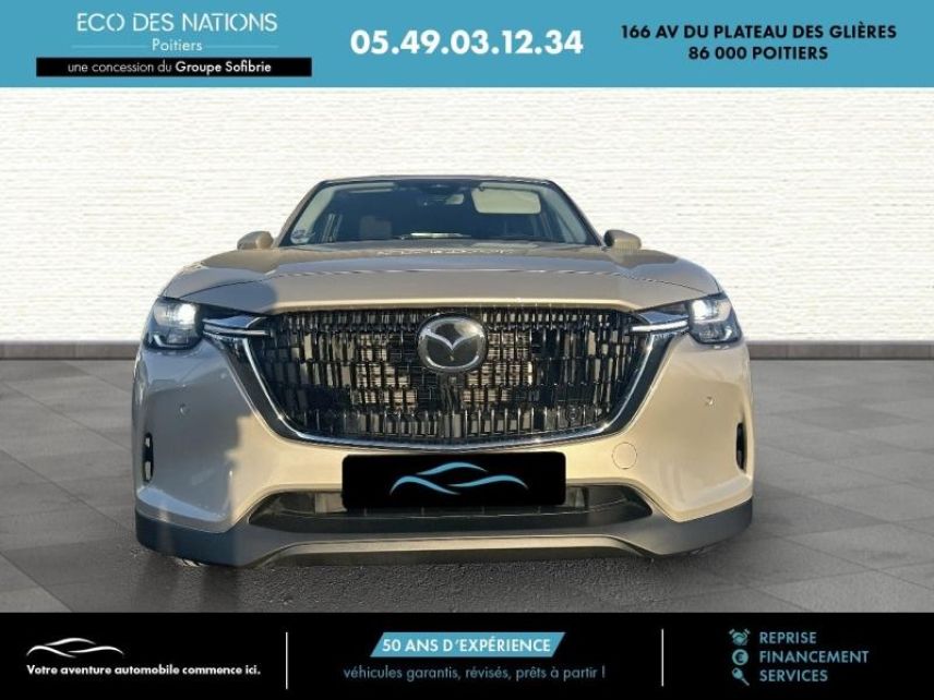 86000 : Hyundai Poitiers - Eco des Nations - MAZDA CX-60 - CX-60 - Platinum Quartz métallisé - Transmission intégrale - Hybride rechargeable : Essence/Electrique
