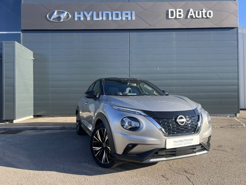 21300 : Hyundai Dijon - Privilège Automobiles - NISSAN JUKE 2023 N-Design - JUKE 2023 (10/2022-02/2024) - Gris - Boîte hybride multimode - Essence / Courant électrique