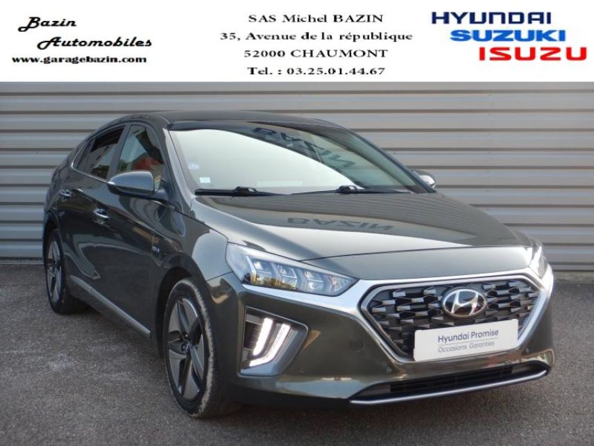 52000 : Hyundai Chaumont - Garage Michel Bazin - HYUNDAI Ioniq - Ioniq - Amazon Grey Métal - Traction - Hybride : Essence/Electrique