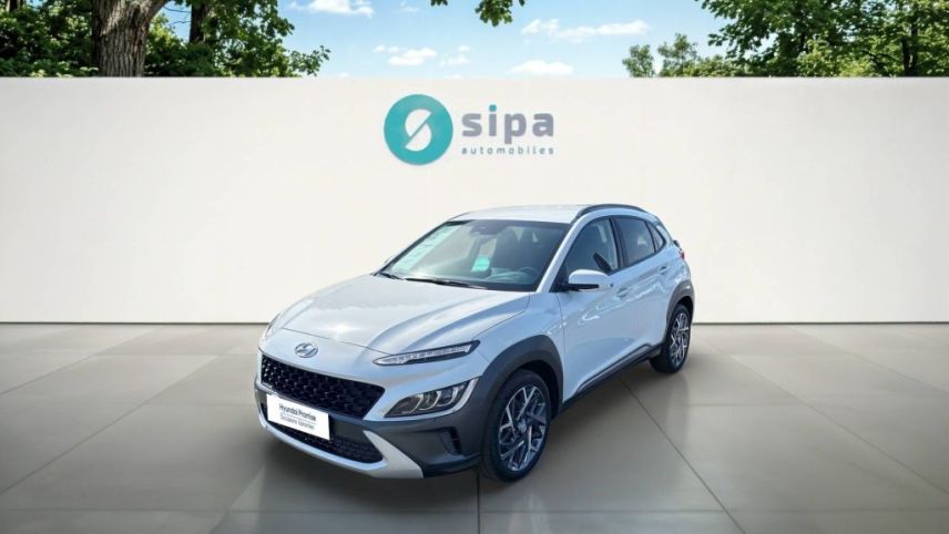 33140 : Hyundai Bordeaux Sud Villenave d'Ornon - Sipa Automobiles - HYUNDAI KONA HYBRID Creative - KONA - BLANC - Automate sequentiel - Essence / Courant électrique