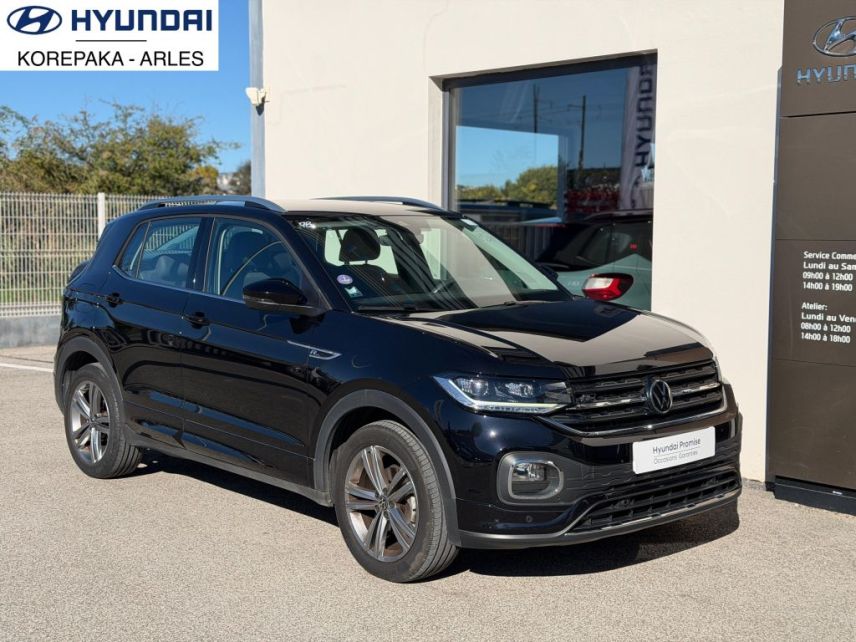 13200 : HYUNDAI Arles - Lexa Automobile - VOLKSWAGEN T-CROSS R-Line - T-CROSS - Noir - Boîte manuelle - Essence sans plomb
