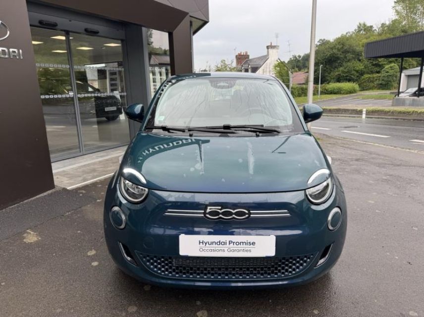 50300 : Hyundai Avranches - GCA - FIAT 500 - 500 - Ocean Green métal - Traction - Electrique