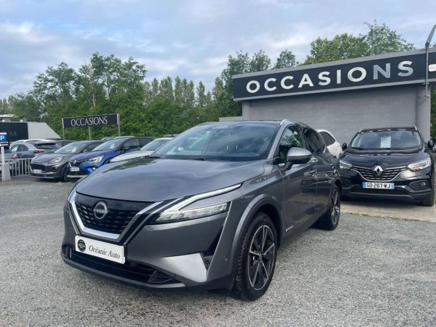 64100 : Hyundai Bayonne - Oceanic Auto - NISSAN Qashqai - Qashqai - Gris Squale Métallisé - Traction - Hybride : Essence/Electrique