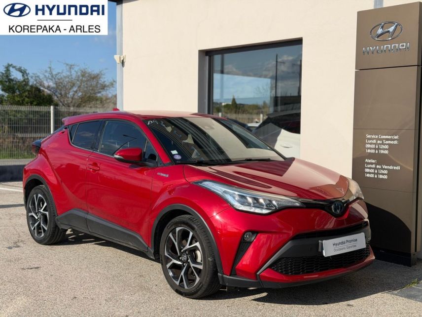 13200 : HYUNDAI Arles - Lexa Automobile - TOYOTA C-HR HYBRIDE MC19 Edition - C-HR - Rouge - Automate à fonct. Continu - Essence / Courant électrique