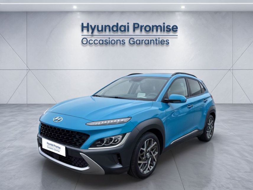 31683 : Hyundai Toulouse Sud Labège - Automobiles Delahaye - HYUNDAI KONA HYBRID Executive - KONA - Bleu - Automate sequentiel - Essence / Courant électrique