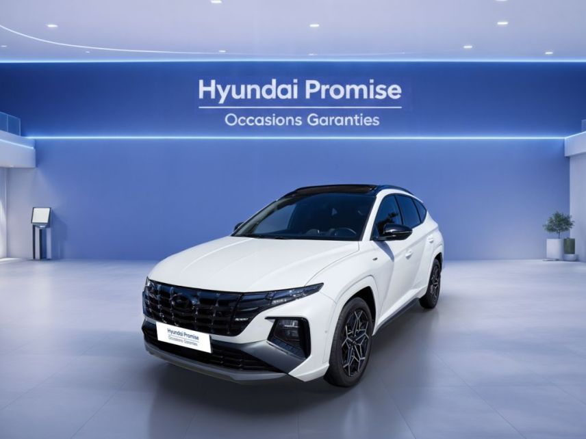 20290 : Hyundai Bastia - Corse Diffusion Hyundai - HYUNDAI TUCSON N Line Executive - TUCSON IV - Blanc - Boîte automatique - Essence / Courant électrique