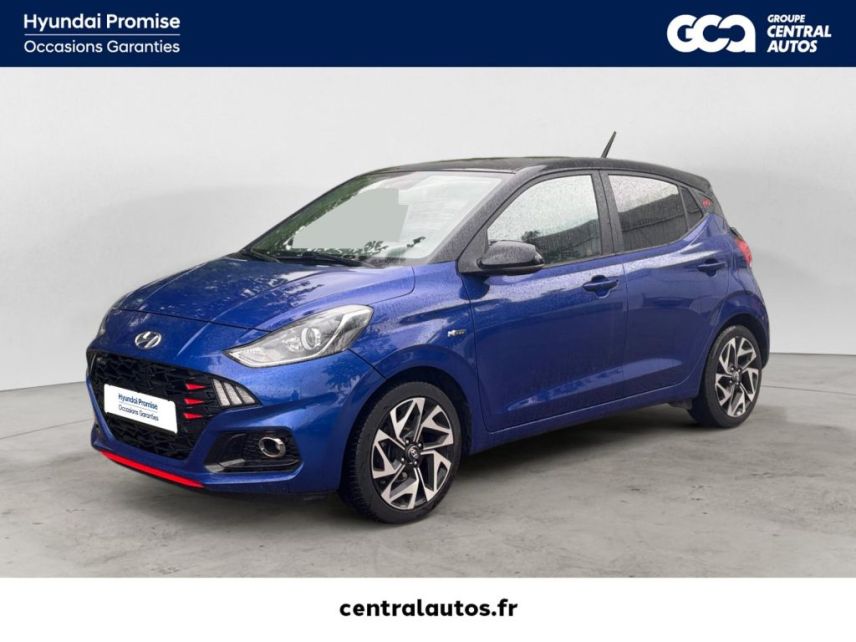 69340 : Hyundai Lyon Ouest - Groupe Central Autos - HYUNDAI i10 N Line -  - Bleu - Boîte manuelle - Essence sans plomb