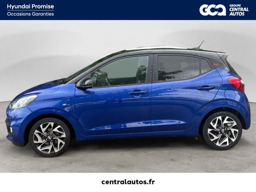 69340 : Hyundai Lyon Ouest - Groupe Central Autos - HYUNDAI i10 N Line -  - Bleu - Boîte manuelle - Essence sans plomb