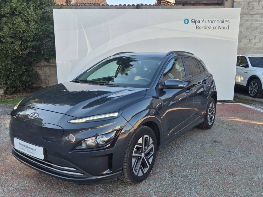 33110 : Hyundai Bordeaux Nord Le Bouscat - Sipa Automobiles - HYUNDAI KONA ELECTRIC Intuitive - KONA ELECTRIC (12/2020) - GRIS FONCE - Automate à fonct. Continu - Courant électrique