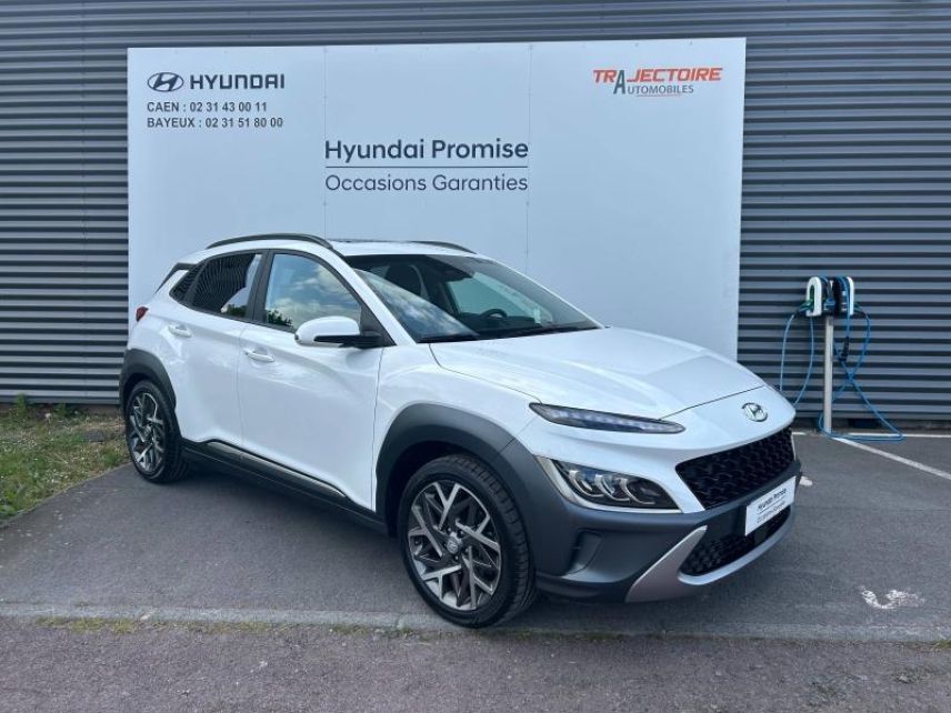 14100 : Hyundai Lisieux - Trajectoire Automobiles - HYUNDAI Kona - Kona - Atlas White - Traction - Hybride : Essence/Electrique