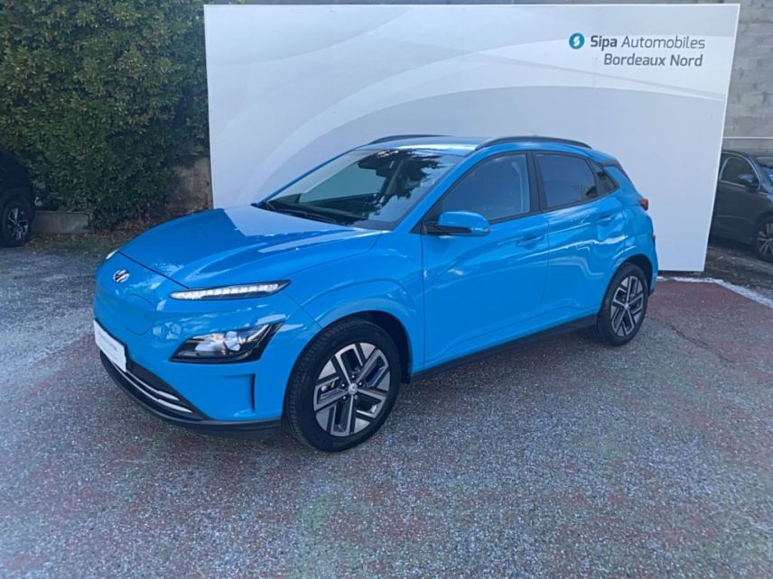 33110 : Hyundai Bordeaux Nord Le Bouscat - Sipa Automobiles - HYUNDAI KONA ELECTRIC Intuitive - KONA ELECTRIC (12/2020) - BLEU CLAIR - Automate à fonct. Continu - Courant électrique