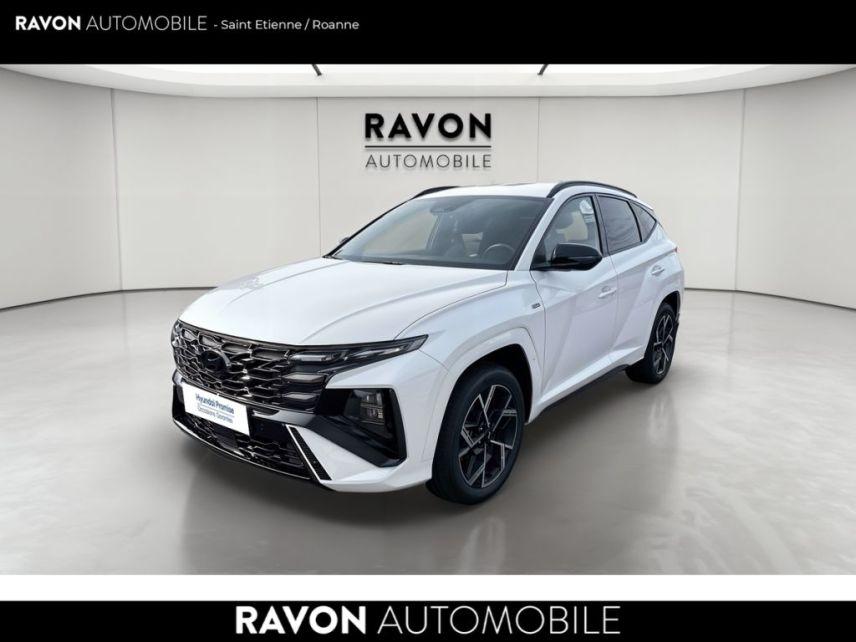 42100 : Hyundai Saint-Etienne - Ravon Automobile - HYUNDAI TUCSON NLINE CREATIVE - TUCSON IV - Blanc - Boîte automatique - Essence / Courant électrique