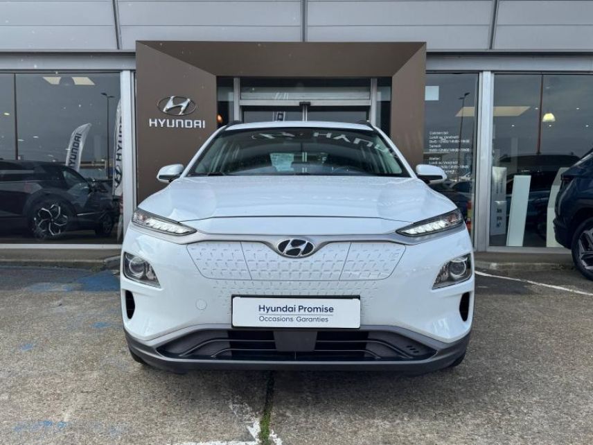 72100 : Hyundai Le Mans - GCH LE MANS - HYUNDAI Kona - Kona - Chalk White Métal - Traction - Electrique