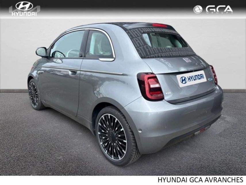 50300 : Hyundai Avranches - GCA - FIAT 500 - 500 - Mineral Grey métal - Traction - Electrique