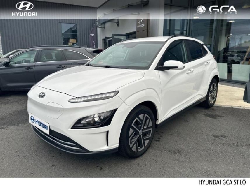 50000 : Hyundai Saint-Lô - GCA - HYUNDAI Kona - Kona - Atlas White Métal - Traction - Electrique
