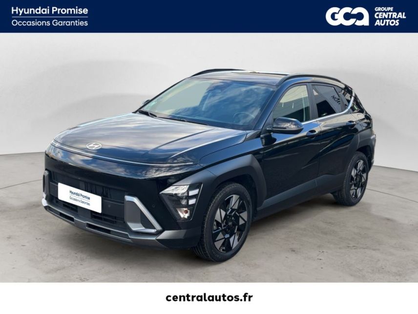 38300 : Hyundai Bourgoin-Jallieu - CENTRAL MOTOR LYON - HYUNDAI KONA Creative - KONA II - Noir - Automate sequentiel - Essence / Courant électrique