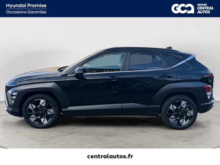 38300 : Hyundai Bourgoin-Jallieu - CENTRAL MOTOR LYON - HYUNDAI KONA Creative - KONA II - Noir - Automate sequentiel - Essence / Courant électrique