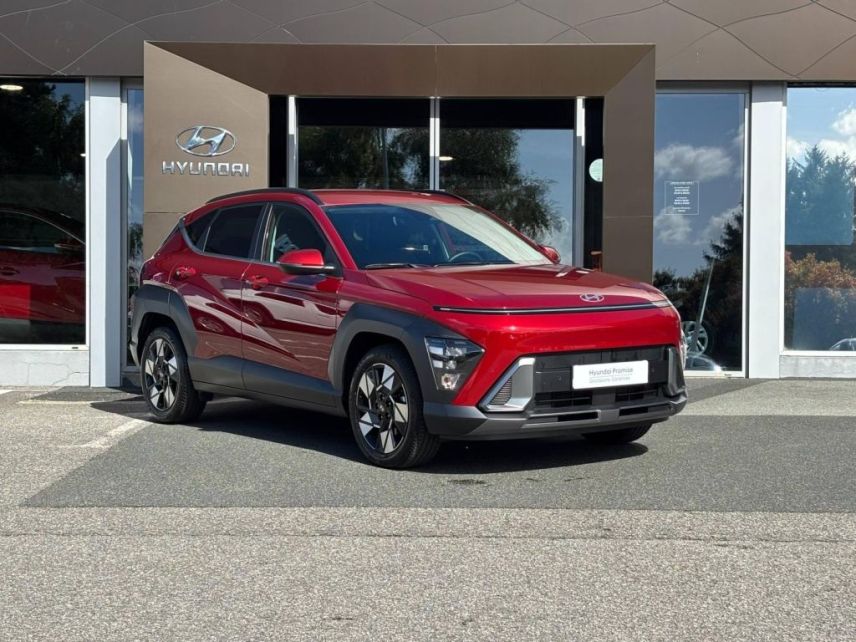 29000 : Hyundai Quimper - Iroise Automobiles - HYUNDAI Kona - Kona - Ultimate Red métallisé - Traction - Hybride : Essence/Electrique