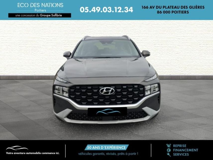 86000 : Hyundai Poitiers - Eco des Nations - HYUNDAI Santa Fe - Santa Fe - Marron - Traction - Hybride : Essence/Electrique