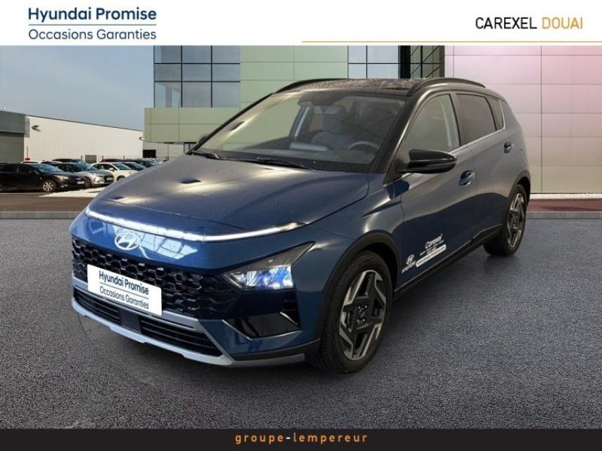 59187 : Hyundai Douai - Groupe Lempereur - HYUNDAI Bayon - Bayon - Vibrant Blue Métal/Toit+rétros Black - Traction - Essence