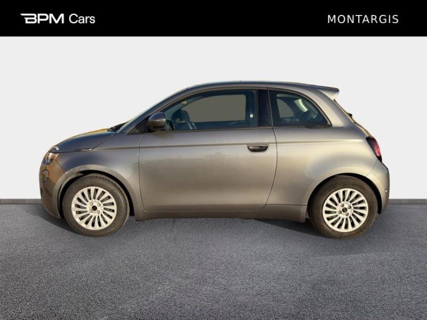 45200 : Hyundai Montargis - BPM Cars - FIAT 500 - 500 - Mineral Grey métal - Traction - Electrique