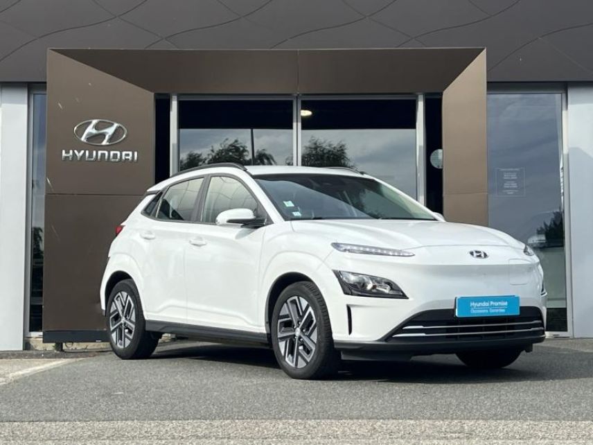 29000 : Hyundai Quimper - Iroise Automobiles - HYUNDAI Kona - Kona - Chalk White Métal - Traction - Electrique