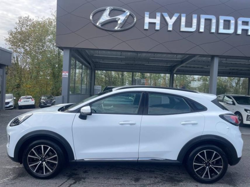 64100 : Hyundai Bayonne - Oceanic Auto - FORD Puma - Puma - Blanc Glacier - Traction - Essence/Bioethanol