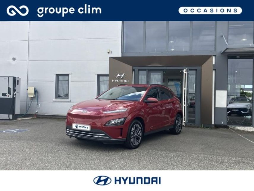 65000 : Hyundai - Groupe Clim - Tarbes - HYUNDAI Kona - Kona - Sunset Red Métal - Traction - Electrique