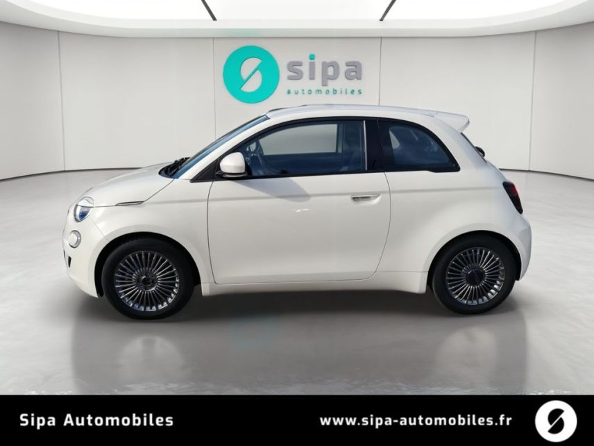 33140 : Hyundai - Sipa Automobiles – Bordeaux Sud - Villenave d’Ornon - FIAT 500e BERLINE MY22 SERIE 1 STEP 1  - 500 III ELECTRIQUE - Ice White - Automate à fonct. Continu - Courant électrique