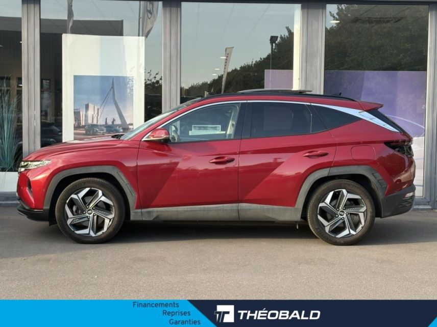 57100 : Hyundai Thionville - Théobald Automobiles - HYUNDAI Tucson - Tucson - Sunset Red Métal - Transmission intégrale - Hybride rechargeable : Essence/Electrique