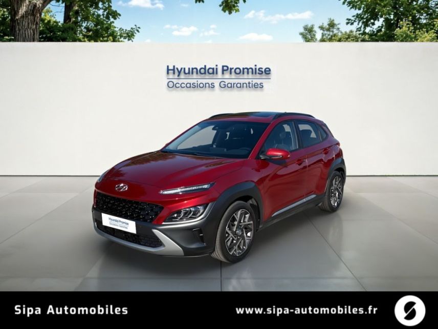 33110 : Hyundai - Sipa Automobiles - Bordeaux Nord - Le Bouscat - HYUNDAI KONA HYBRID Executive - KONA - Rouge - Automate sequentiel - Essence / Courant électrique