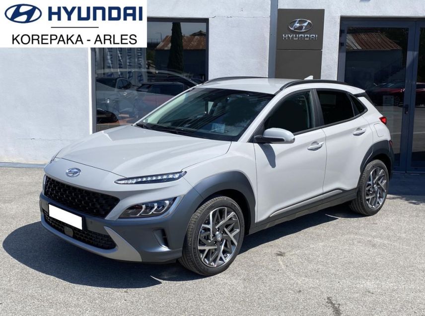 13200 : HYUNDAI Arles - Lexa Automobile - HYUNDAI KONA HYBRID Executive - KONA - Gris - Automate sequentiel - Essence / Courant électrique