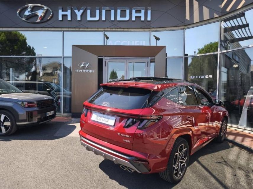 19100 : Hyundai Brive-la-Gaillarde - Garage Pouget - HYUNDAI Tucson - Tucson - Sunset Red Métal - Traction - Hybride : Essence/Electrique