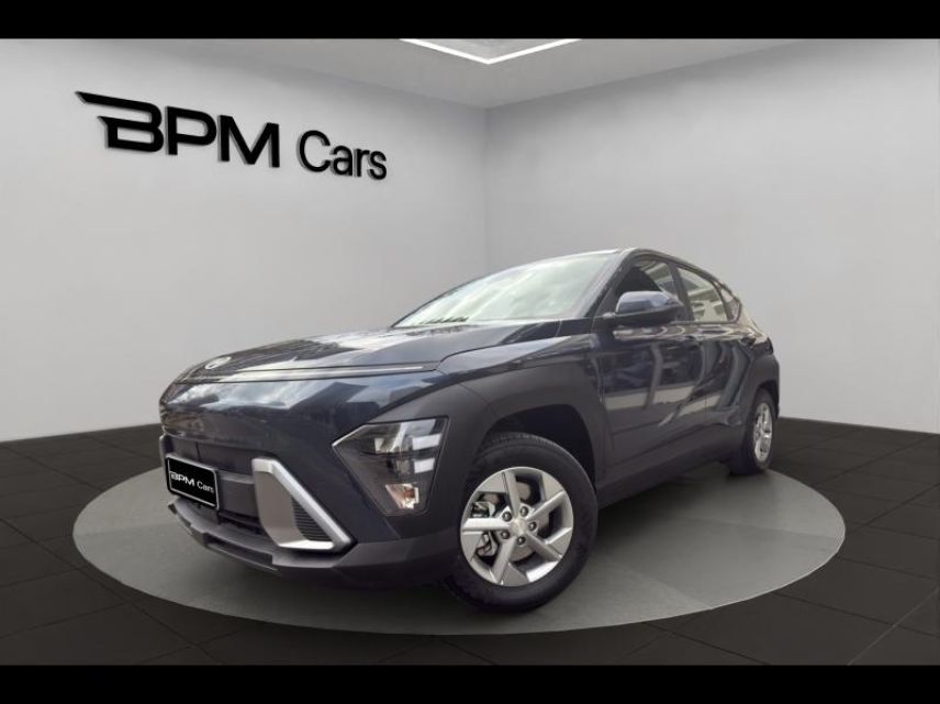 75013 : Hyundai Paris 13 - BPM Cars - HYUNDAI Kona - Kona - Denim Blue perlé métallisé - Traction - Hybride : Essence/Electrique