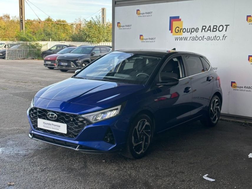 78310 : Hyundai Coignières - Socohy | Groupe Rabot - HYUNDAI i20 - i20 - Intense Blue Métal/Toit/rétro Black - Traction - Essence/Micro-Hybride