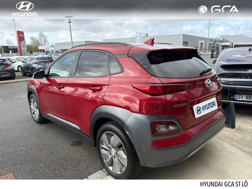 50000 : Hyundai Saint-Lô - GCA - HYUNDAI Kona - Kona - Sunset Red Métal - Traction - Electrique