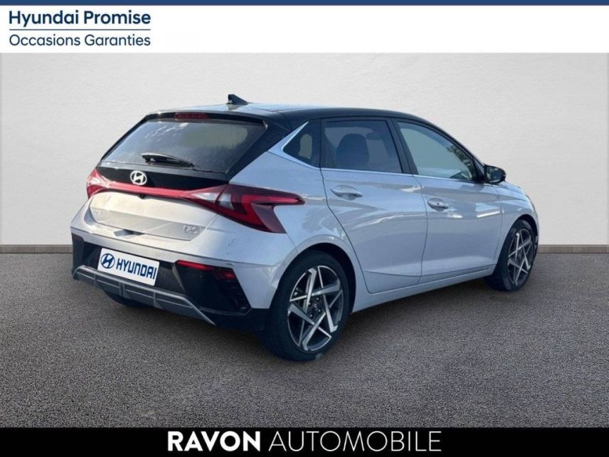 42100 : Hyundai Saint-Etienne - Ravon Automobile - HYUNDAI i20 Executive - i20 (08/2023) - GRIS CLAIR - Automate sequentiel - Essence sans plomb