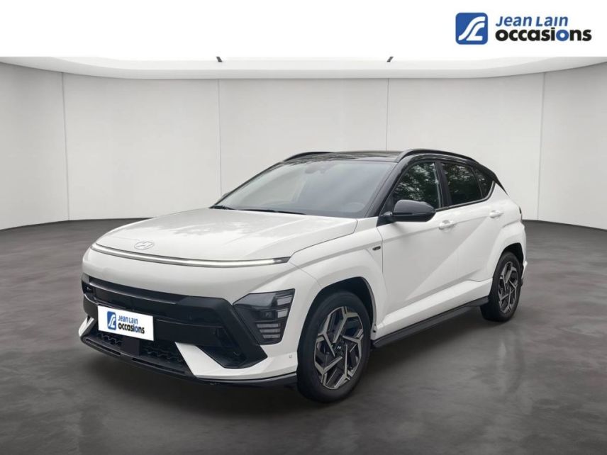 73200 : Hyundai Albertville - Jean Lain Mobilités - HYUNDAI KONA N Line Executive - KONA II - Blanc - Automate sequentiel - Essence / Courant électrique