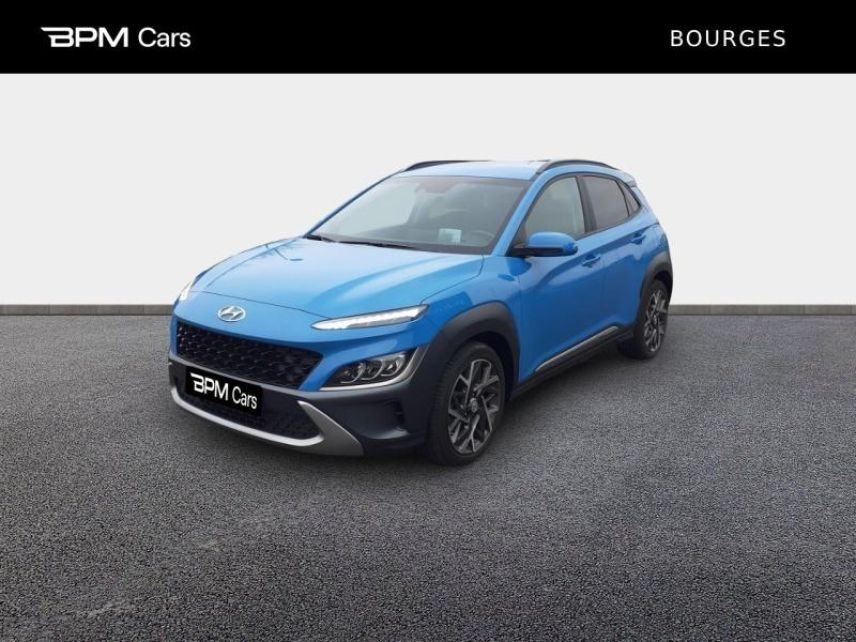 18230 : Hyundai Bourges - BPM Cars - HYUNDAI Kona - Kona - Bleu - Traction - Hybride : Essence/Electrique