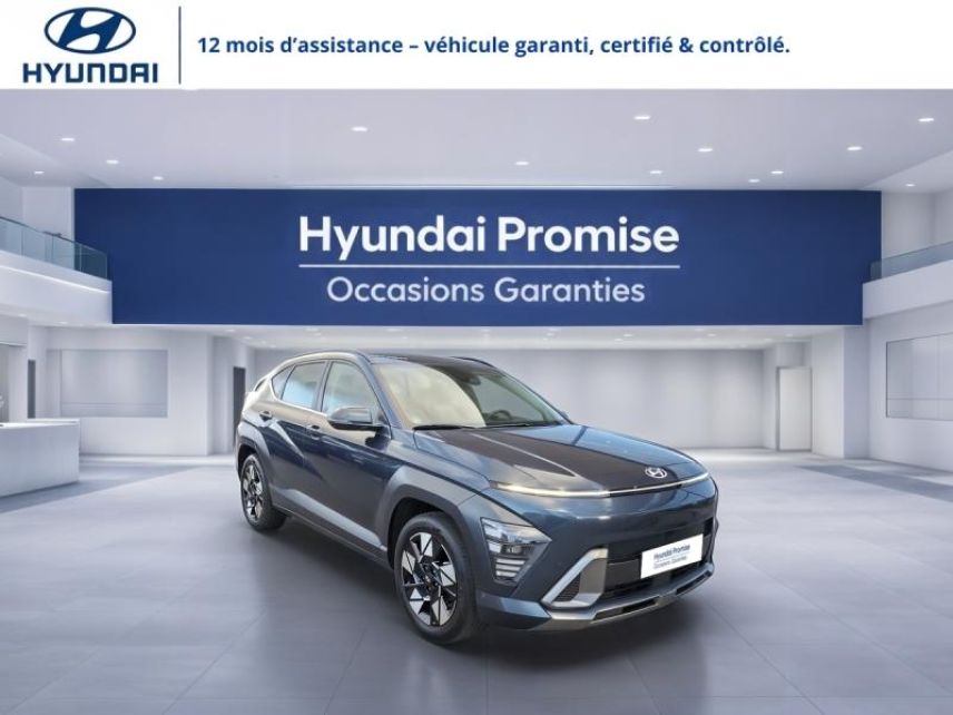 56000 : Hyundai Vannes - Park Lann Automobiles - HYUNDAI Kona - Kona - Denim Blue perlé métallisé - Traction - Hybride : Essence/Electrique