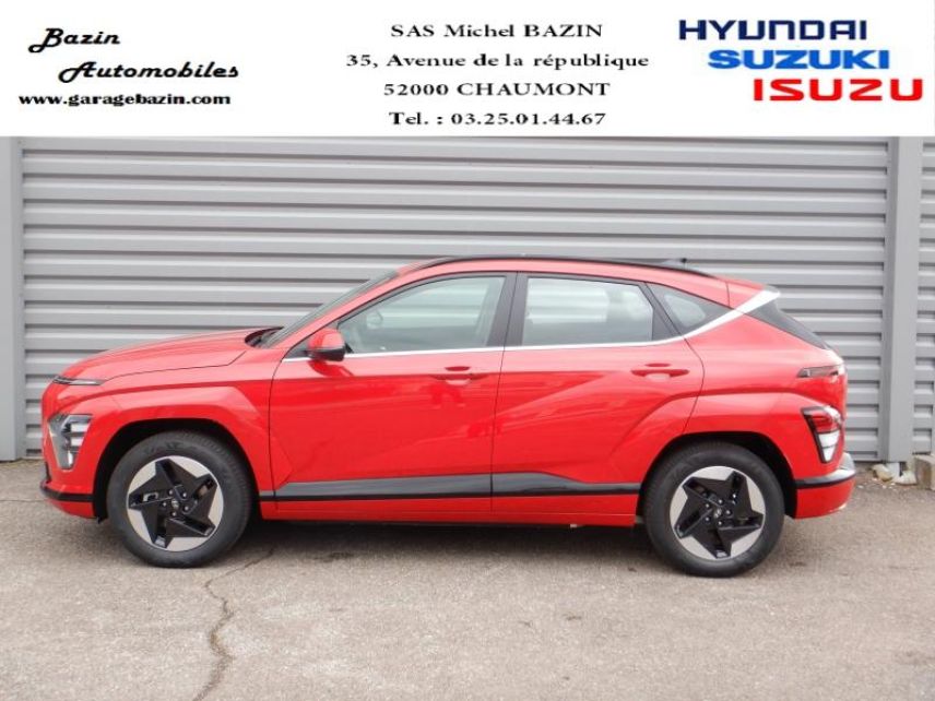 52000 : Hyundai Chaumont - Garage Michel Bazin - HYUNDAI Kona - Kona - Rouge - Traction - Electrique