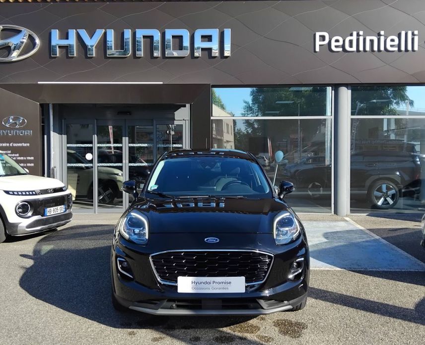 84120 : Hyundai PERTUIS - SA PEDINIELLI - FORD PUMA Titanium - PUMA II - NOIR - Boîte manuelle - Essence / Ethanol